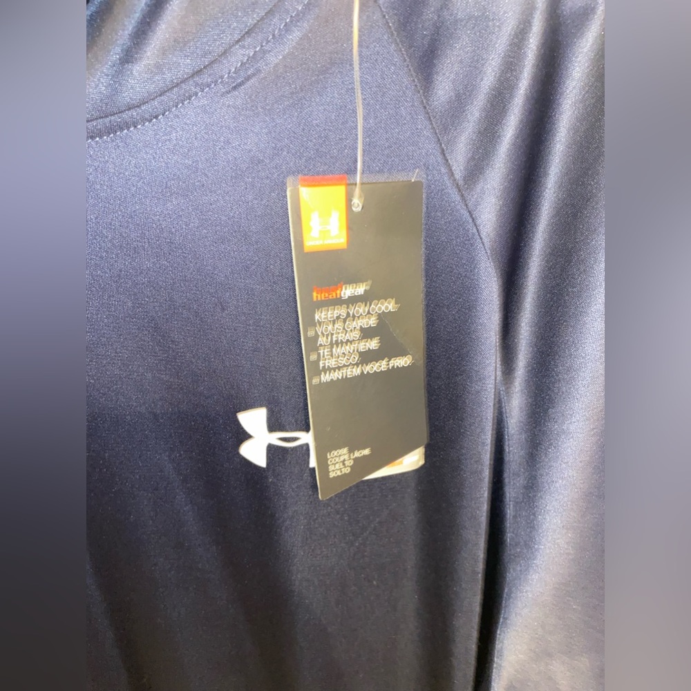 (2) Under Armour Men's UA Velocity Hoodie - NAVY& Gray 2XL - Picture 5 of 5